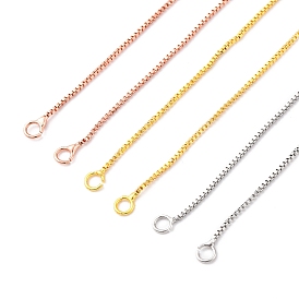 1мм латунная цепочка для изготовления ожерелий, с 304 из нержавеющей стали омара застежками, без свинца и без кадмия, долговечный, стойки покрытие