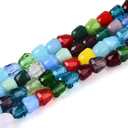 Нити стеклянных бусин смешанных стилей, колокол, граненые