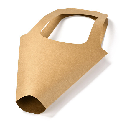 Kraft Paper Gift Bag with Handle, Flower Packing Bags, Recycled Bags, for Wedding, Birthday