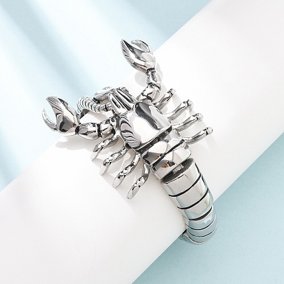 304 браслеты-цепочки из нержавеющей стали для женщин и мужчин, скорпион