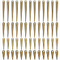 80Pcs 4 Styles Tibetan Style Alloy Pendants, Cone Charms