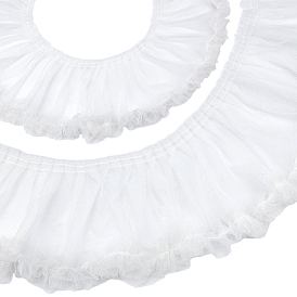 2ярдов полиэстеровой плиссированной кружевной отделки, аксессуары для одежды