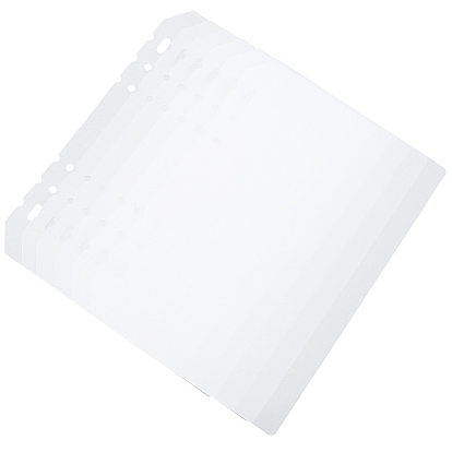 Разделители индексов из полипропиленового пластика, аксессуары для переплета, прямоугольные