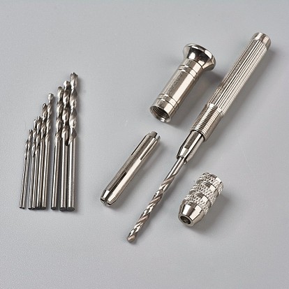 10pcs/set Micro Drill Bits Set, 0.8mm~3mm for PCB Crafts & Jewelry, 1PC Twist Drill