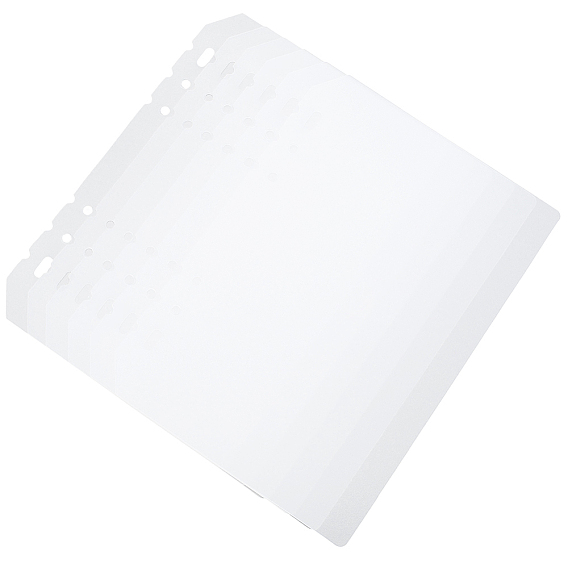 Разделители индексов из полипропиленового пластика, аксессуары для переплета, прямоугольные