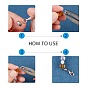 Unicraftale Electroplated 304 Stainless Steel Crimp Beads Covers