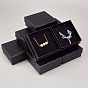 Cardboard Jewelry Boxes, for 
Pendant & Earring & Ring, with Sponge Inside, Square