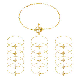 Латунные браслеты, с сплава сердца тумблеров застежками