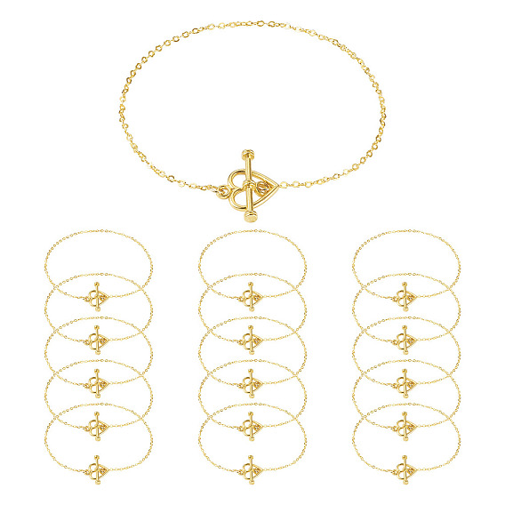 Латунные браслеты, с сплава сердца тумблеров застежками