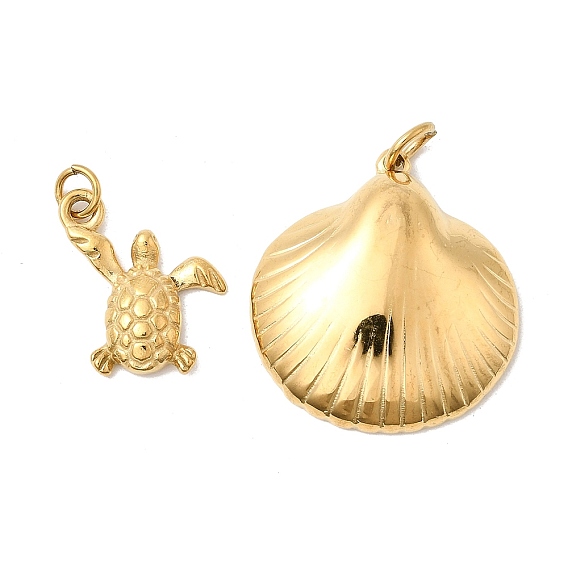 304 подвески из нержавеющей стали, ионное покрытие (ip), с целью перехода в кольце, золотые