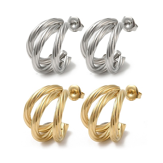 304 из нержавеющей стали серьги, сплит серьги, серьги-кольца