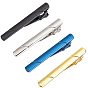 Brass Tie Clips, Rectangle