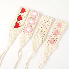 Lovely Cartoon Pattern Decorative Head Band, Hollow Out Knitted Hair Accessories, for Women And Girls