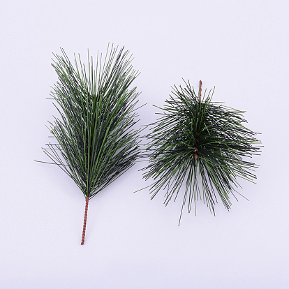 Artificial Pine Needles Branches, for Christmas Garland Wreath Embellishing and Home Holiday Garden Decoration