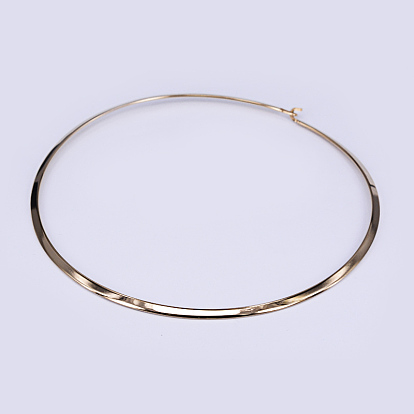 304 Stainless Steel Choker Necklaces, Rigid Necklaces, 5.31 inch (13.5cm)