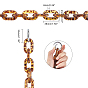 Acrylic Chain Short Thick Shoulder Strap, with Alloy Clasp, Replacement Handbag Decoration Bags Straps