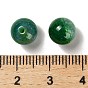 Natural Green Dragon Veins Agate Beads, Round