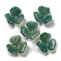 Transparent Acrylic Beads, with Glitter Powder, Flower