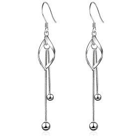 Tassel Ear Hooks for Women - Chic Design, Fashionable Accessories, Diamond-shaped Ear Pendants.