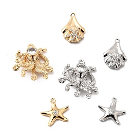 Кулон из циркония, без кадмия, без никеля и без свинца, настоящее 18k позолоченное/настоящее платиновое покрытие