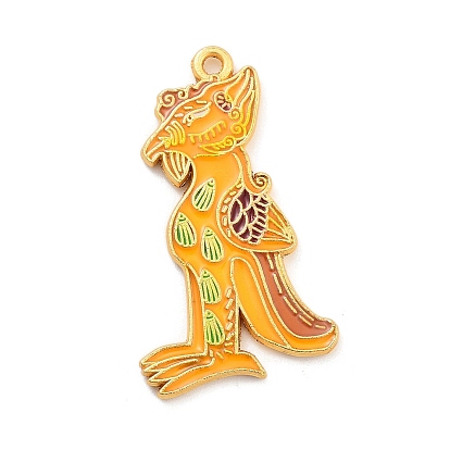 Pendentifs en émail , sans cadmium et sans plomb, or, charme d'aigle