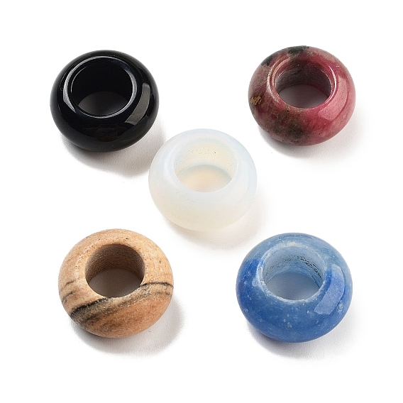 Cmешанные шарики Gemstone, рондель