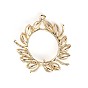 Zinc Alloy Chandelier Component Links, Olive Branch/Olive Wreath