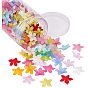 Translucent Acrylic Beads, Frosted, Flower
