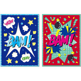 Трафареты для резки углеродистой стали с темой взрывного знака, Шаблон для изготовления бумажных карточек с декоративным тиснением для скрапбукинга своими руками, художественный промысел