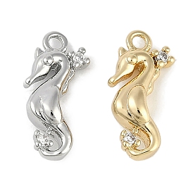 Латунные микро проложить кубического циркония прелести, без кадмия, без никеля и без свинца, морской конек