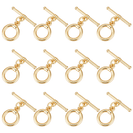 12шт латунные застежки, без кадмия и без свинца, кольцо