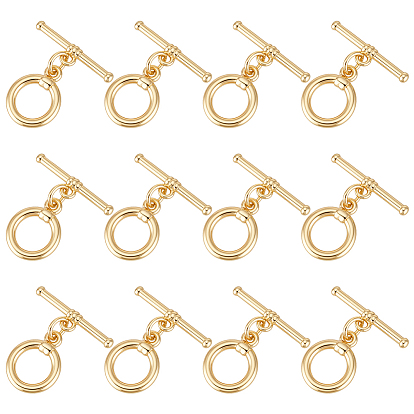 12шт латунные застежки, без кадмия и без свинца, кольцо