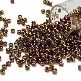 Круглые бусины тохо, японский бисер, никелирование