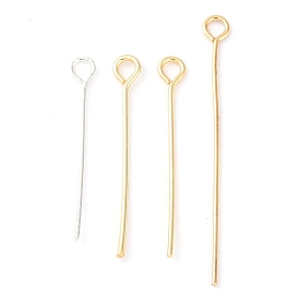 Brass Eye Pins, for Jewelry Making