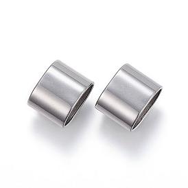 304 Stainless Steel Slide Charms, Rectangle