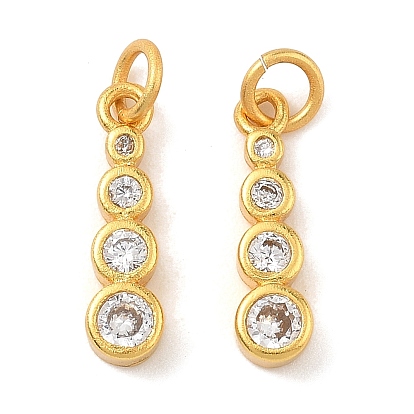 Латунные микро проложить кубического циркония прелести, слеза, с целью перехода в кольце, долговечный, без свинца и без кадмия