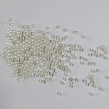 Латунные сплошные круглые разделительные бусины, стойки покрытие, металлические находки для поставок ювелирных изделий, без кадмия, без никеля и без свинца