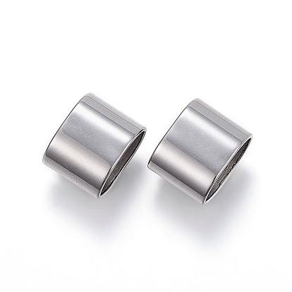 304 Stainless Steel Slide Charms, Rectangle