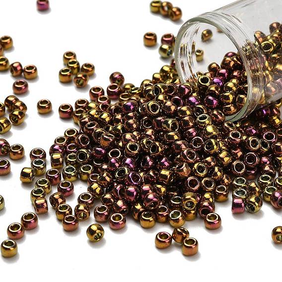 Круглые бусины тохо, японский бисер, никелирование