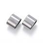 304 Stainless Steel Slide Charms, Rectangle