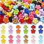 1-Hole Acrylic Shank Buttons, Flower