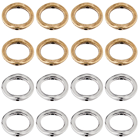 100 шт. 2 цвета, оправа из бисера из сплава в тибетском стиле, без свинца и без кадмия, кольцо