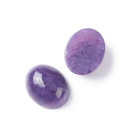 Natural Charoite Cabochons, Oval