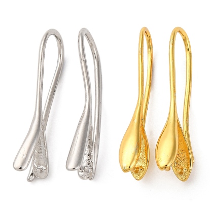 Латунная фурнитура для серег, без кадмия и без свинца, стойки покрытие, долговечный