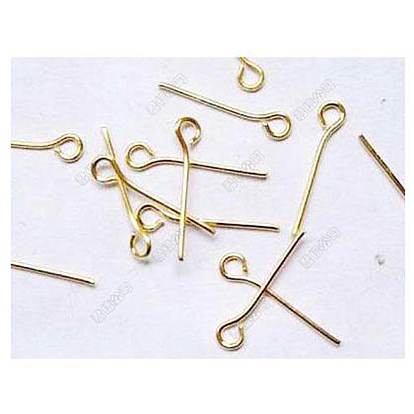 Nickel Free Iron Eye Pins, for Jewelry Making