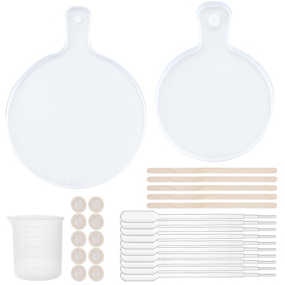Наборы силиконовых форм gorgecraft diy, силиконовые формы для тарелки с круглой ручкой, силиконовая мерная чашка, пластиковые переносные пипетки, одноразовые латексные детские кроватки, березовые деревянные палочки