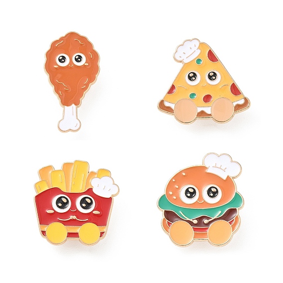 Булавки из пищевой эмали, булавки для лацканов из сплава для одежды рюкзака, золотые