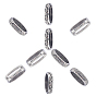 9Pcs 3 Styles 304 Stainless Steel Slide Charms, Oval