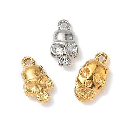 Хэллоуин 304 подвески из нержавеющей стали, очарование черепа