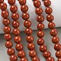 Grade A Natural Red Jasper Bead Strands, Round